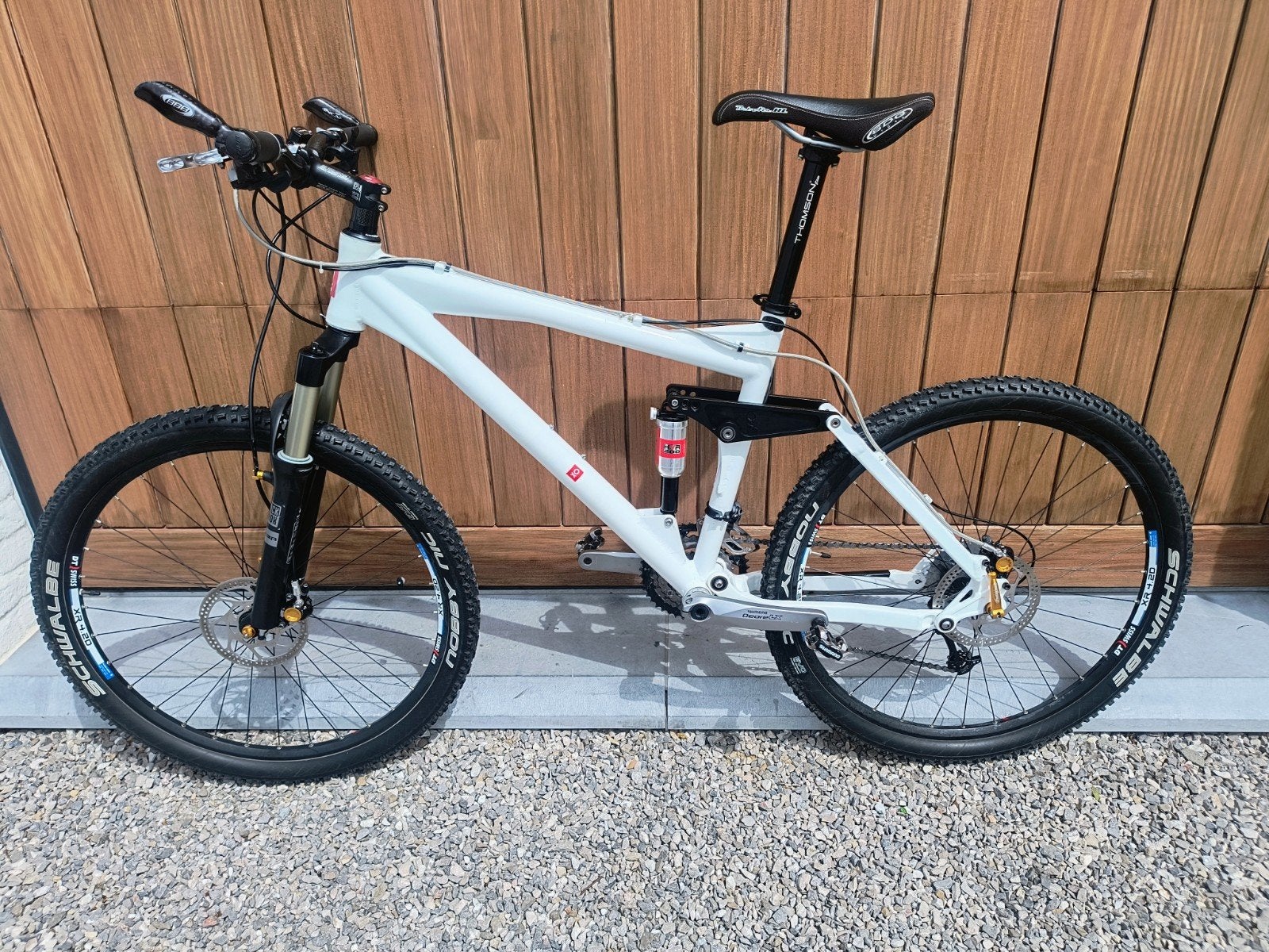 Full suspension mountainbike, Fietsen en Brommers, Gebruikt, Schijfrem, Ophalen, Overige merken