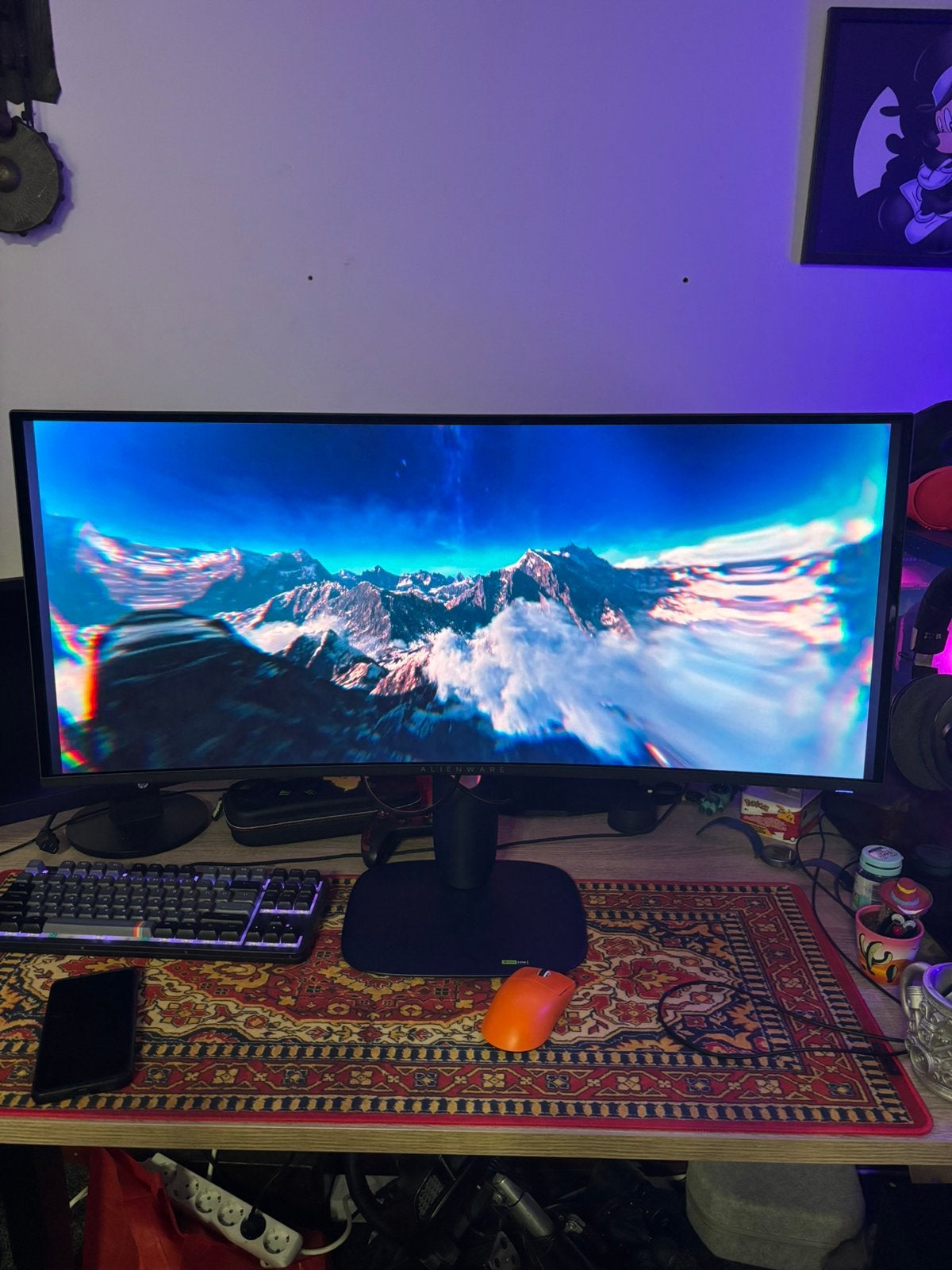 Alienware 34 inch QD-OLED Gaming Monitor (AW3423DWF), Computers en Software, Ophalen of Verzenden, Zo goed als nieuw, Gaming
