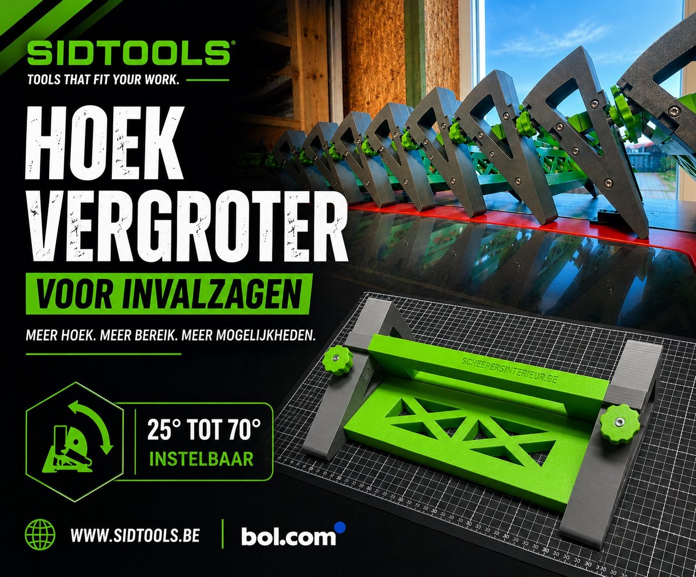Hoekvergroter voor invalzagen zoals festool/ makita, Neuf, 600 à 1200 watts, Enlèvement ou Envoi, 30 à 70 mm