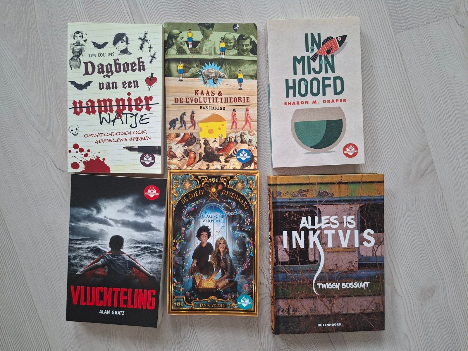 6 leesboeken, Ophalen, Nieuw