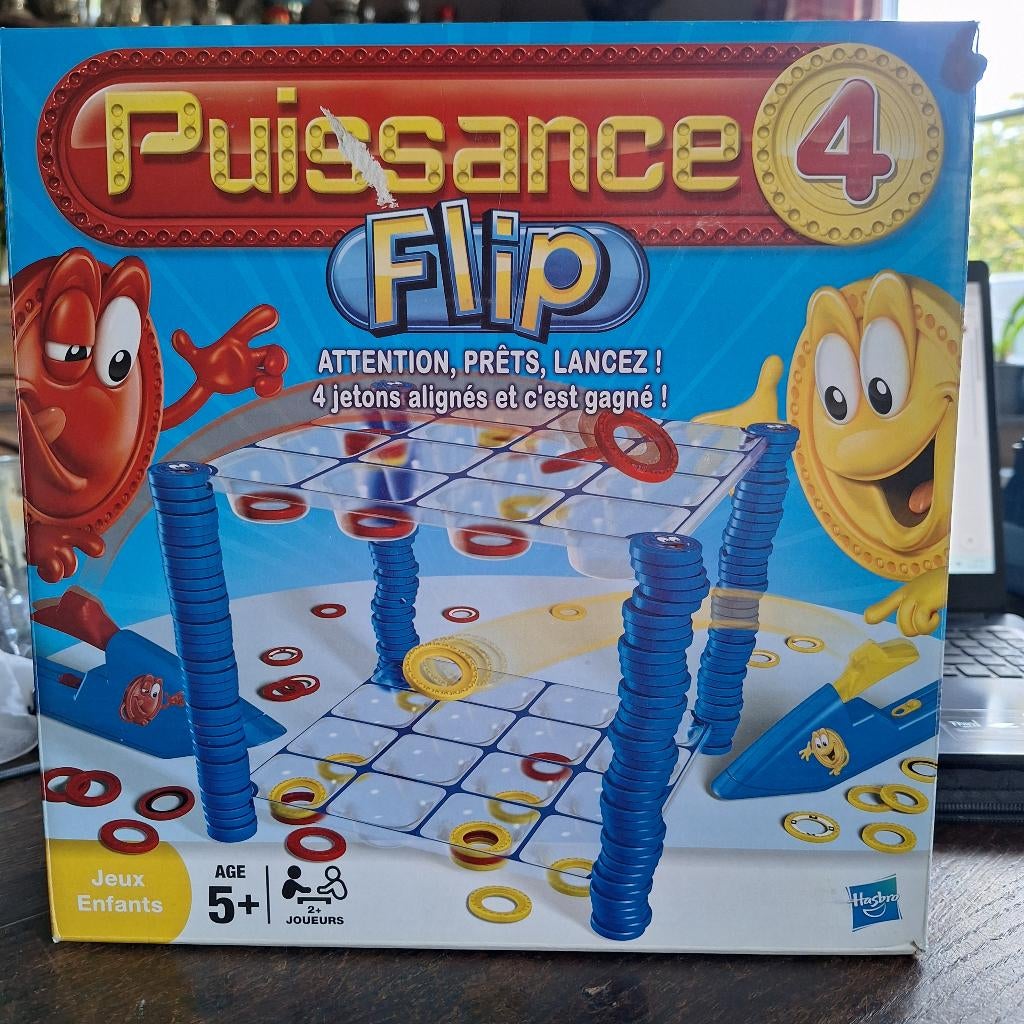 PUISSANCE 4 FLIP, 1 ou 2 joueurs, Envoi, Comme neuf, Hasbro