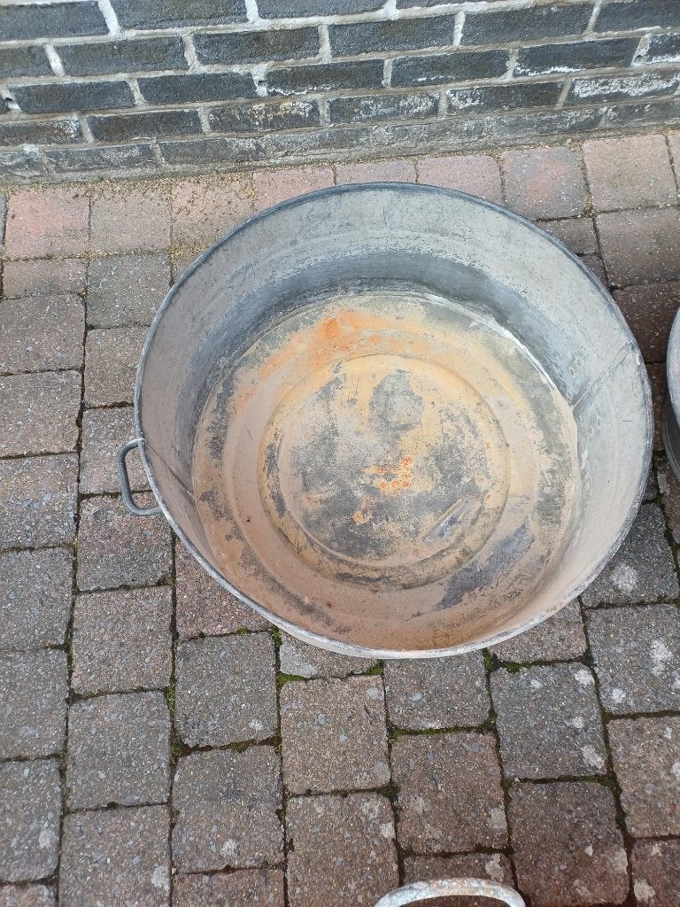 Authentieke oude zinken kuip/teil, gemerkt STELLA., Ophalen