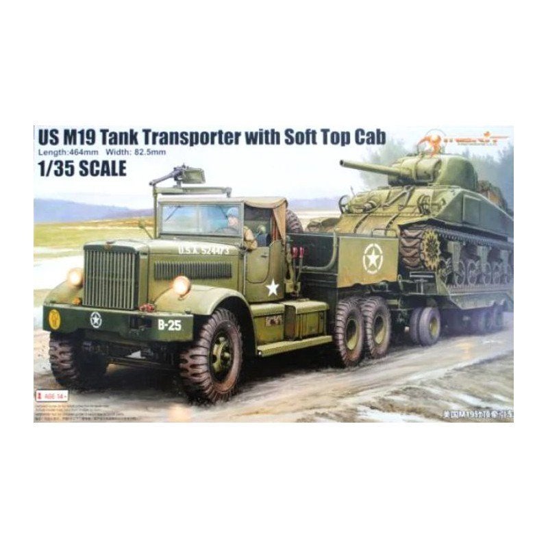 I LOVE KIT 63502 M19 Tank Transporter with Soft Top Cab 1/35, Neuf, Enlèvement ou Envoi, 1:32 à 1:50, Camion