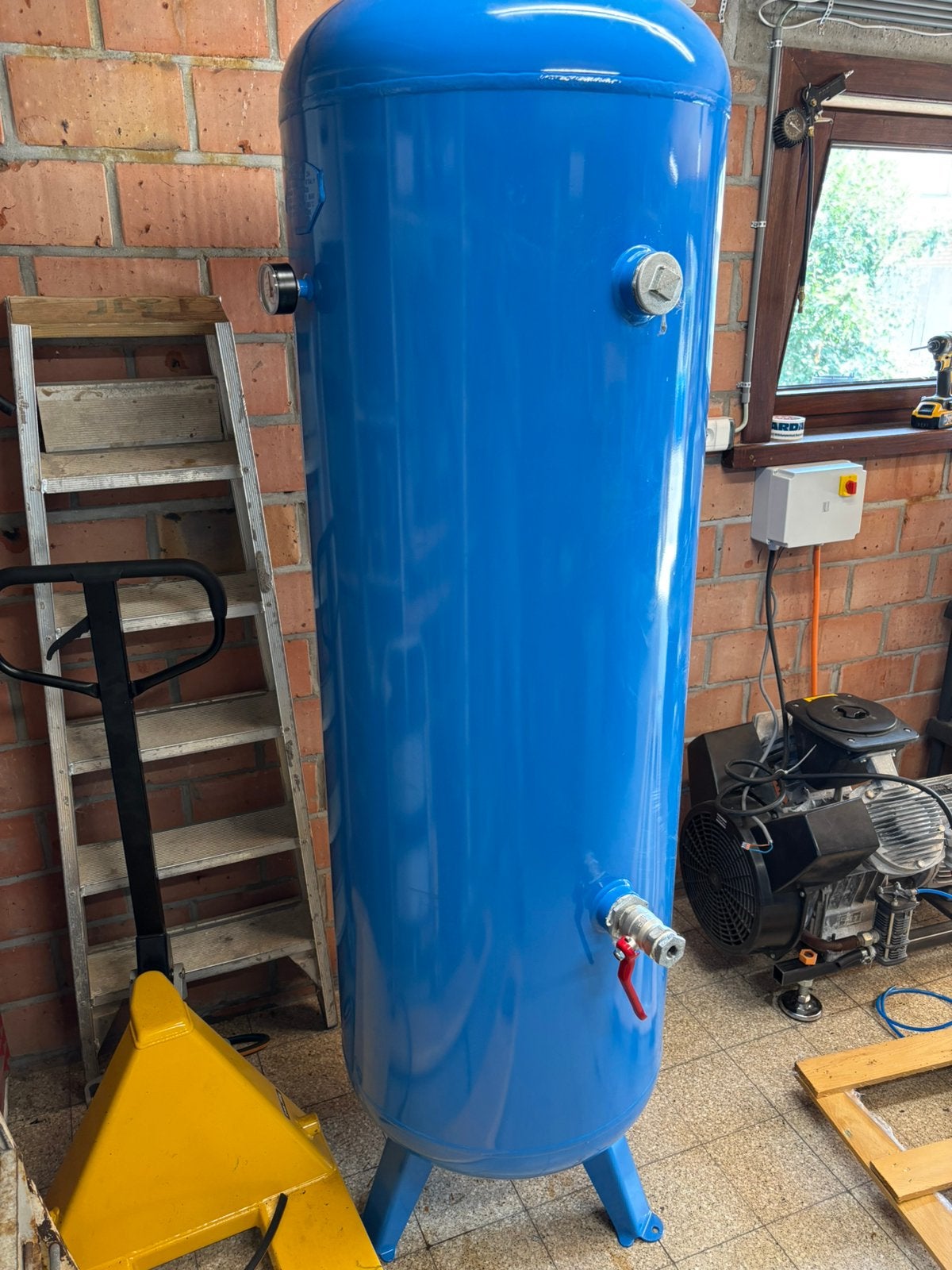 Drukvat 500l  11bar, Tuin en Terras, 150 liter of meer, Ophalen, Nieuw, Metaal