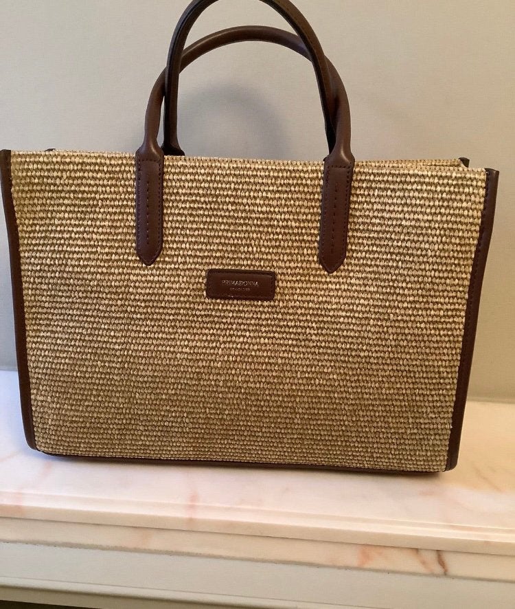 Handtas Primadonna, Handtassen en Accessoires, Ophalen of Verzenden, Zo goed als nieuw, Beige, Handtas