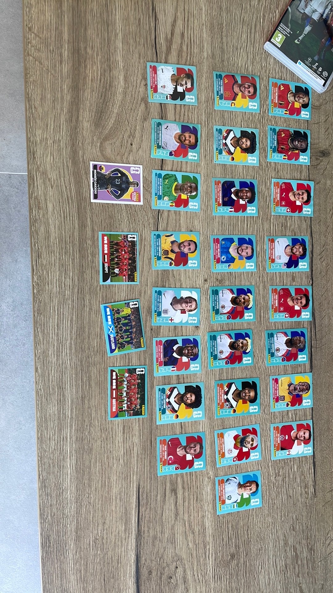 WC stickers panini, Verzenden, Overige soorten, Voorwerp of Figuurtje