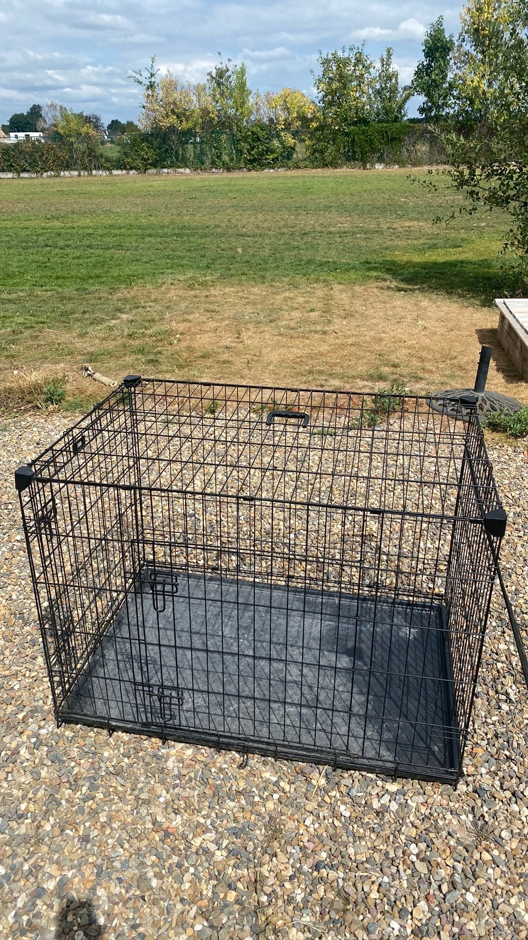Hondenhok bench middelgrote hond, Animaux & Accessoires, Maisons pour chiens, Enlèvement, Comme neuf, Niche à chien