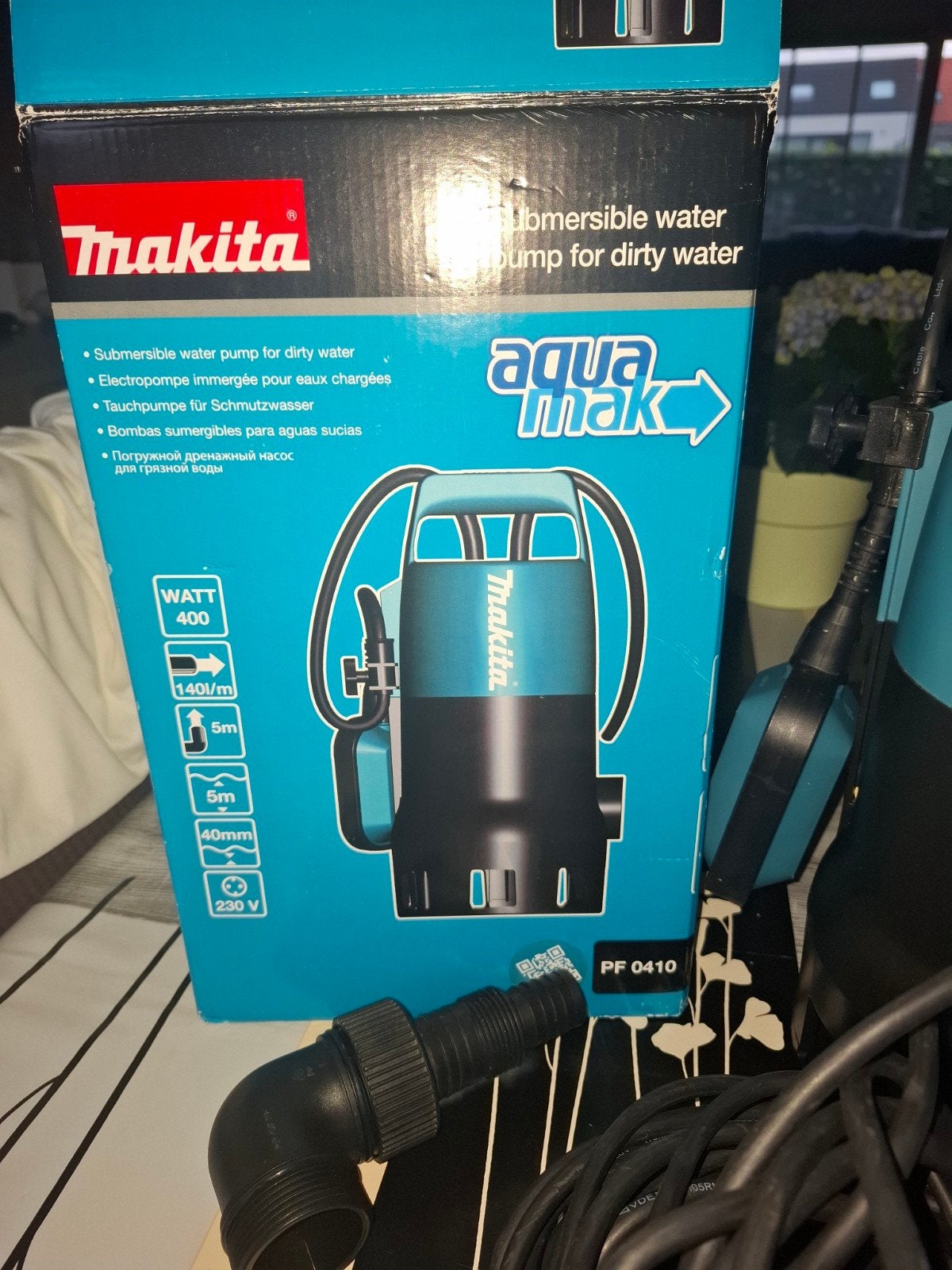 makita dompelpomp PF0410, Ophalen, Nieuw