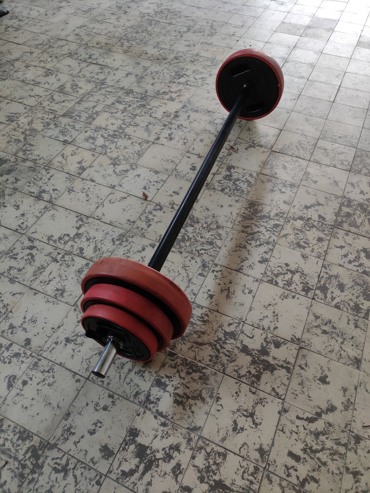 Bodympump halter, Ophalen
