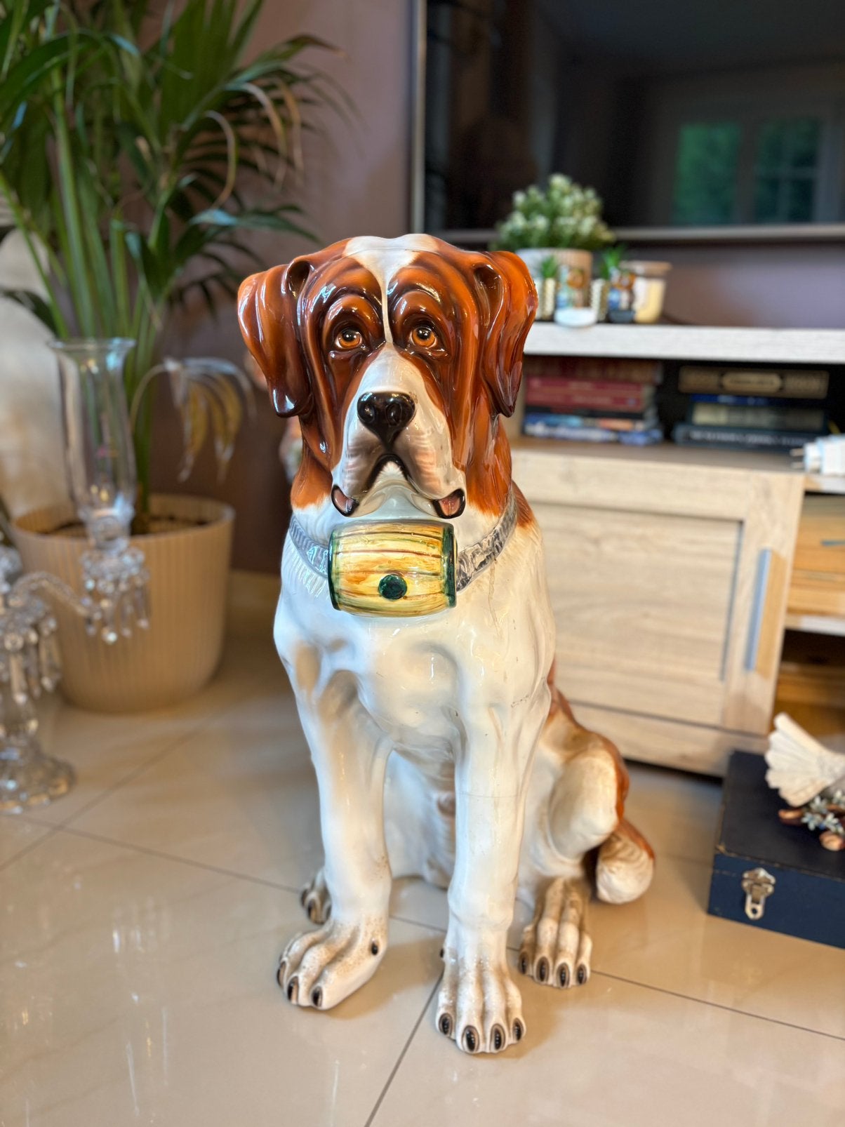 Grote Sint-Bernard hond, Ophalen, Zo goed als nieuw