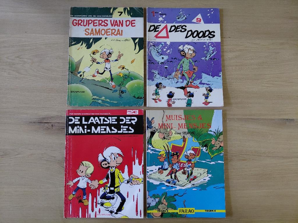 Strips De mini-mensjes (1e druk), Plusieurs BD, Enlèvement ou Envoi, Utilisé