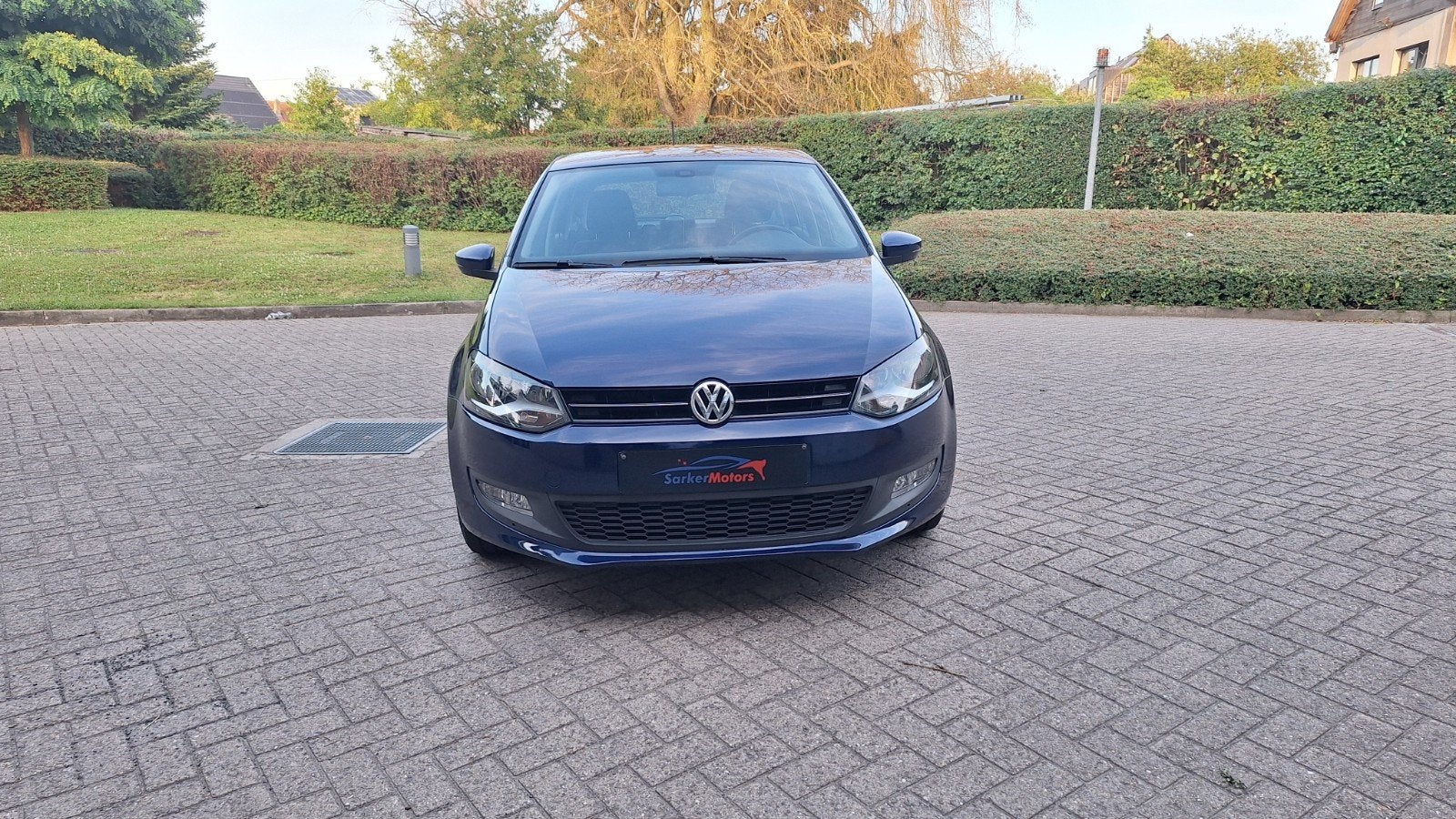 AUTOMAAT/12M garantie/VW POLO/1.4i/58535/AIRCO/GPS/2012/€-5, Stof, 63 kW, 4 cilinders, Blauw