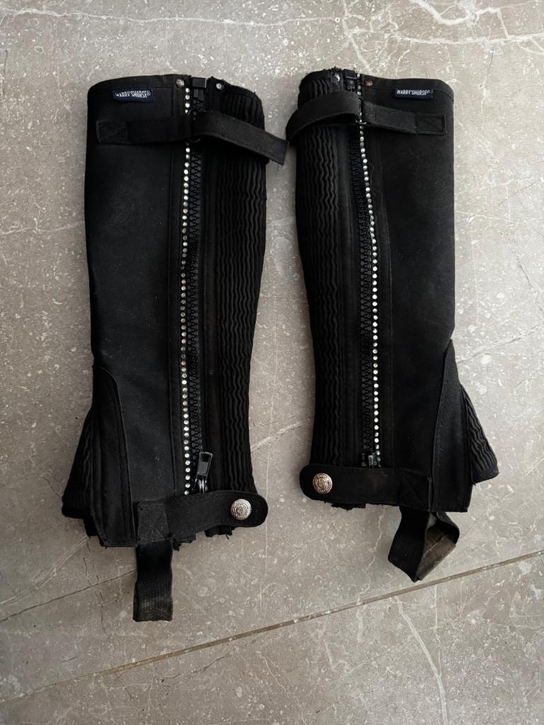 Harry horse minichaps met strass stenen maat 12, Dieren en Toebehoren, Ophalen, Gebruikt