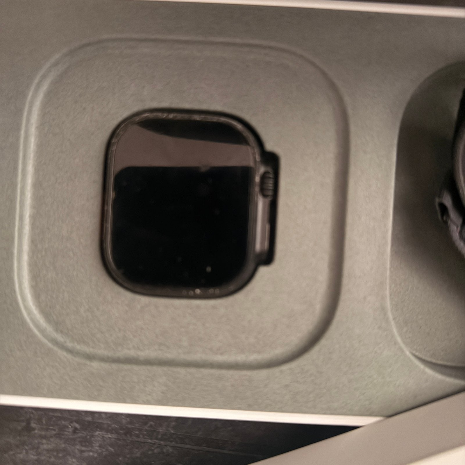Apple Watch Ultra 2 (49 mm, zwart titanium) + Coolblue factu, Handtassen en Accessoires, Smartwatches, Ophalen, Gebruikt, Zwart