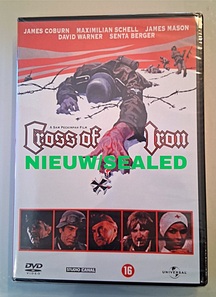 SPLINTERNIEUW IN FOLIE: CROSS OF IRON (oorlogfilm)AANRADER, Enlèvement ou Envoi, Neuf, dans son emballage, Guerre