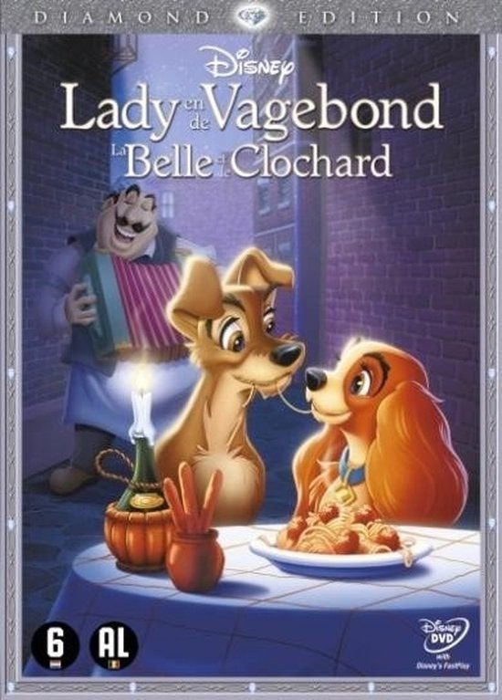 Disney dvd - lady en de vagebond - Gouden rugnummer 15, Enlèvement ou Envoi
