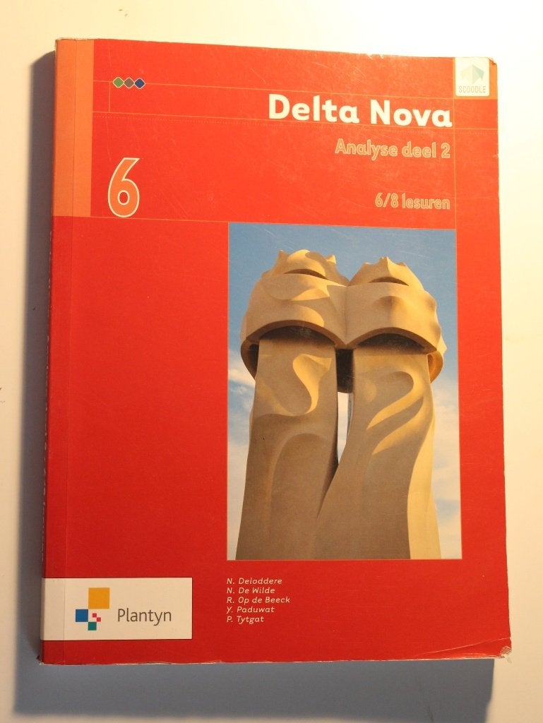 Delta Nova 6 Analyse deel 2 (6/8 lesuren), Boeken, Ophalen of Verzenden, Zo goed als nieuw, Wiskunde A, N. Deloddere