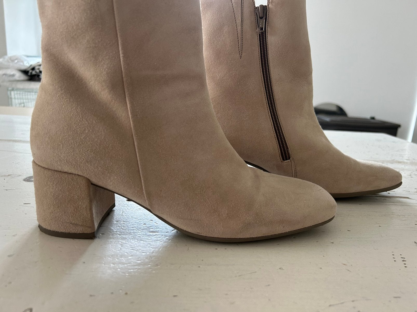 Gabor m42 - enkellaarsje - licht beige, Ophalen, Beige, Lage of Enkellaarzen, Zo goed als nieuw