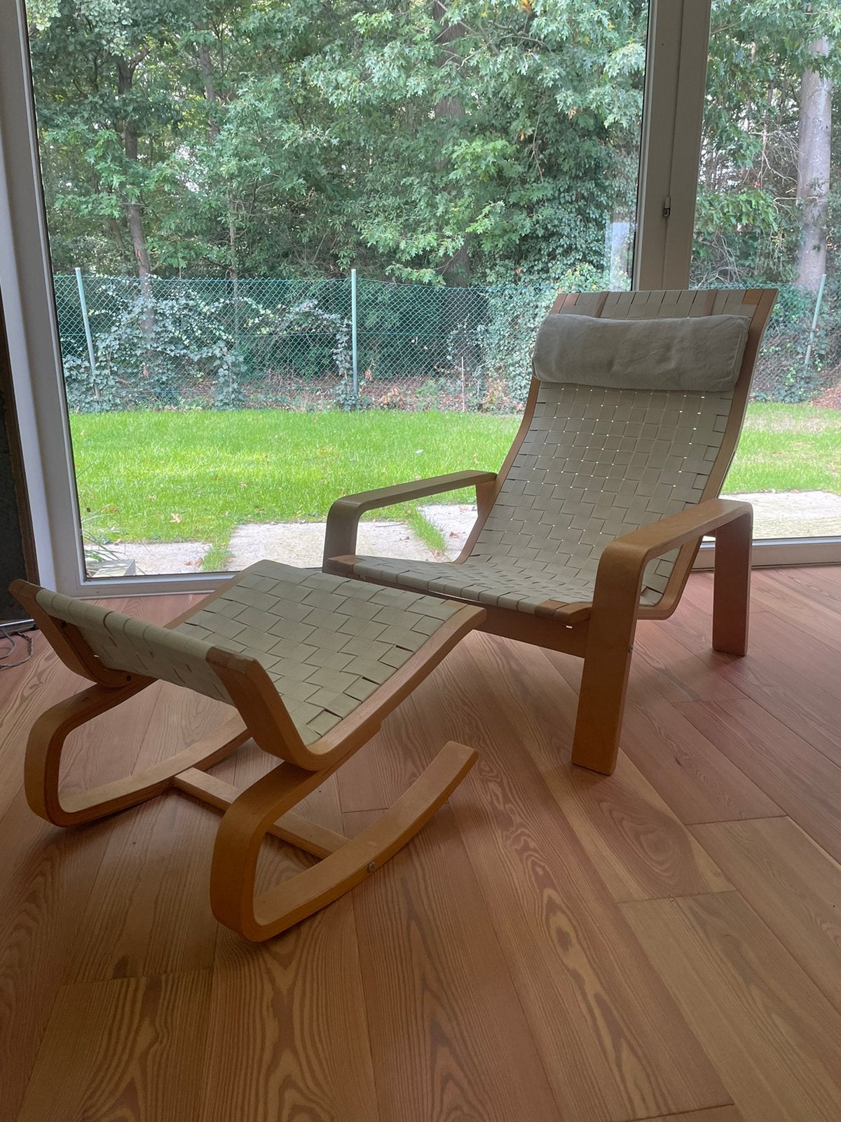 Fauteuil vintage Ikea Vilan Pulkka en bon état, Enlèvement, Utilisé, Bois, Mid Century design vintage