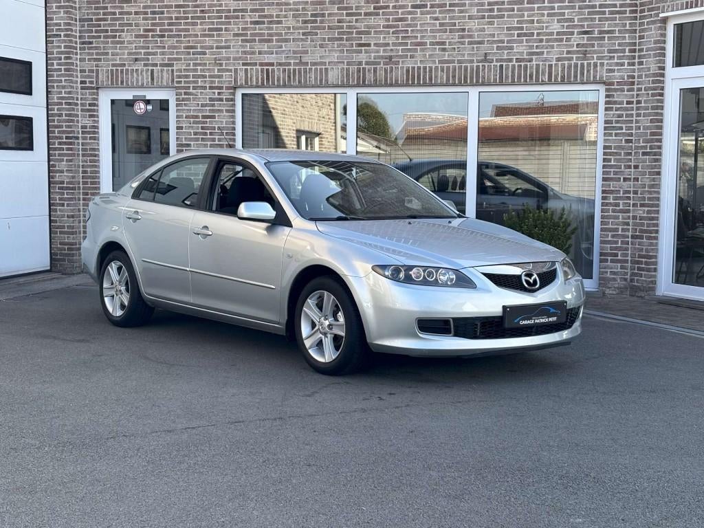 Mazda 6 1.8i 16v Active / 158000km / 12m waarborg, Système audio, Argent ou Gris, Achat, Entreprise