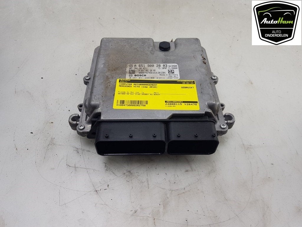 COMPUTER MOTOR Mercedes-Benz Vito (447.6) (01-2014/-), Robert Bosch AG, Gebruikt, Mercedes-Benz, Robert-Bosch-Allee 1
74232  Abstatt, DE