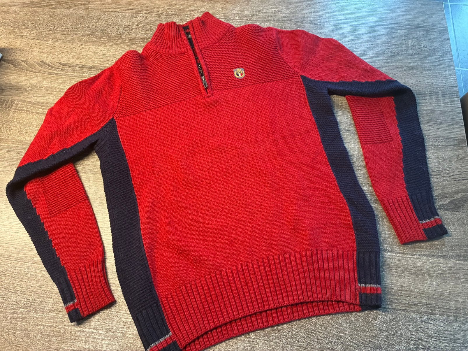 Pull River Woods (M), Vêtements | Hommes, Enlèvement ou Envoi, Comme neuf, Taille 48/50 (M), Rouge