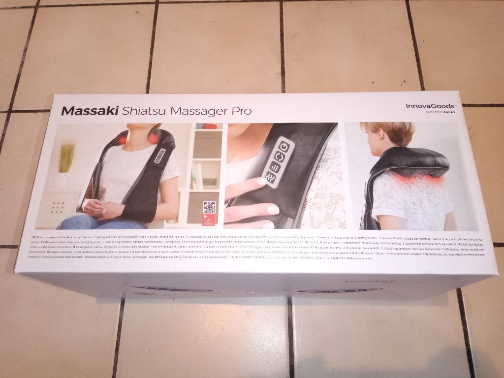 Shiatsu massageapparaat met warmtefunctie - InnovaGoods, Ophalen of Verzenden, Nieuw