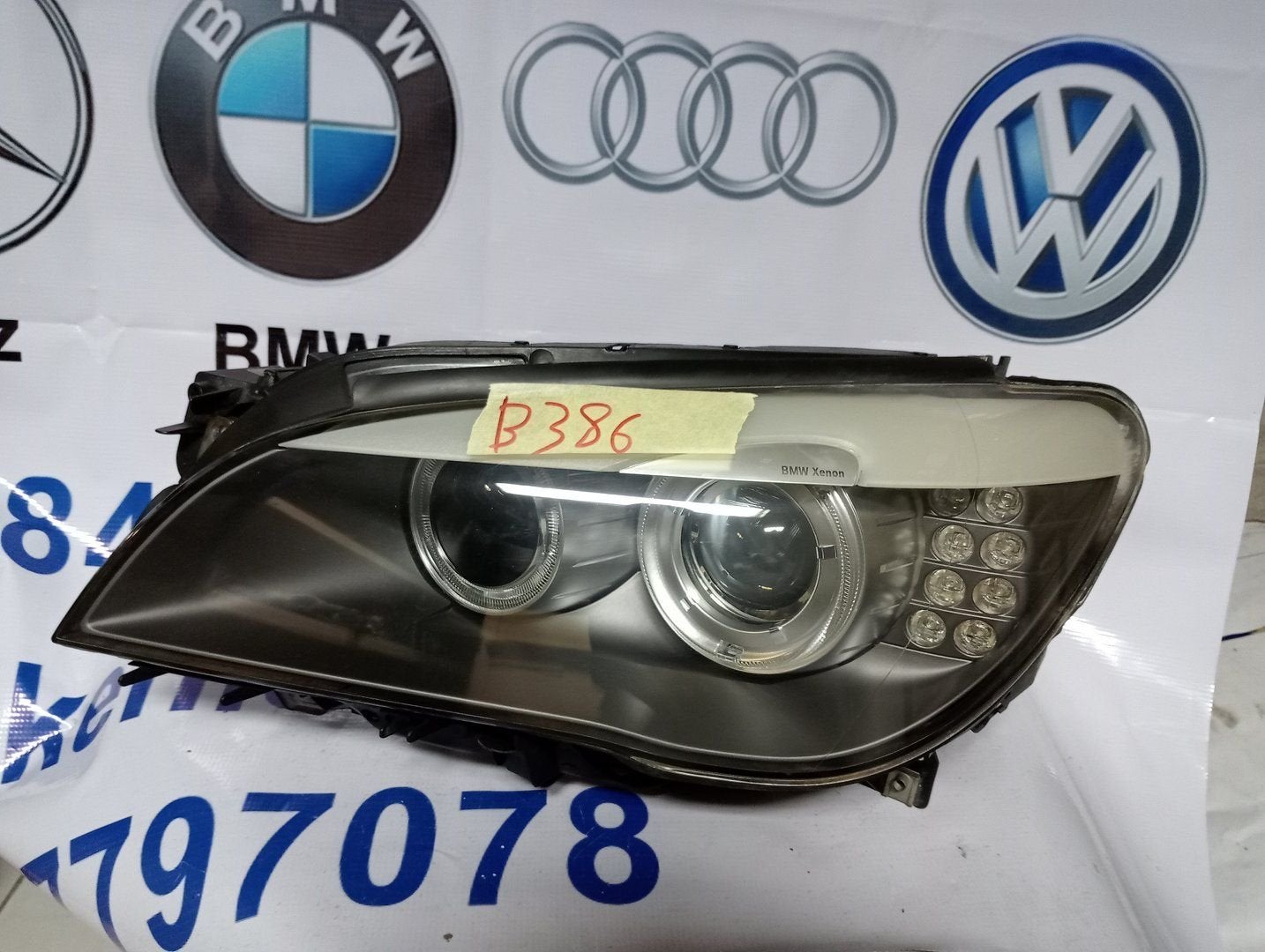 BMW 7 SERIE F01 F02 F03 F04 XENON KOPLAMP LINKS ORIGINEEL, Auto-onderdelen, Gebruikt, -, -, Ophalen of Verzenden