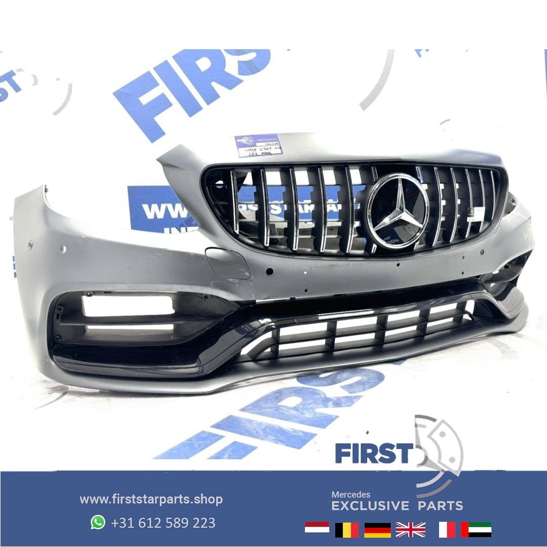C205 C63 AMG FACELIFT BUMPER A2058804701 Mercedes C Klasse C, Gebruikt, -, Voor, Ophalen of Verzenden