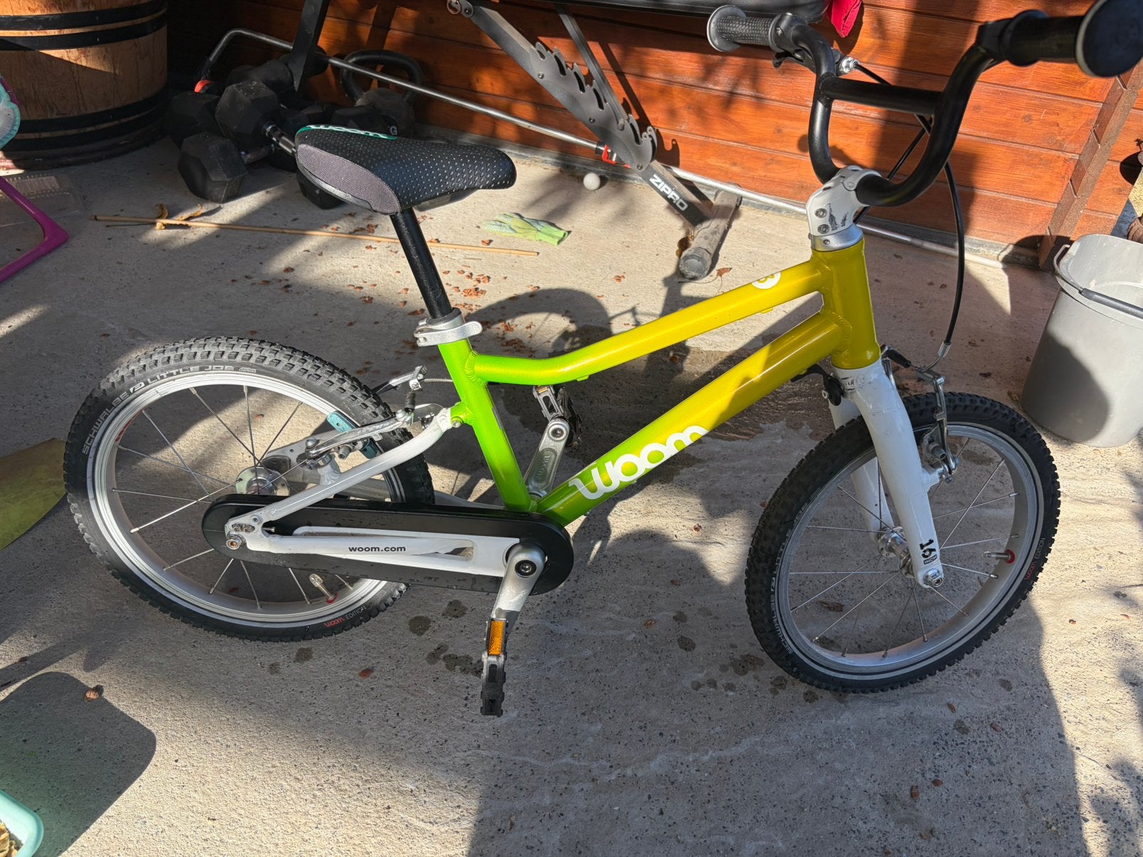 Woom kinderfiets 3 - limited edition, Ophalen, Zo goed als nieuw, 16 tot 20 inch