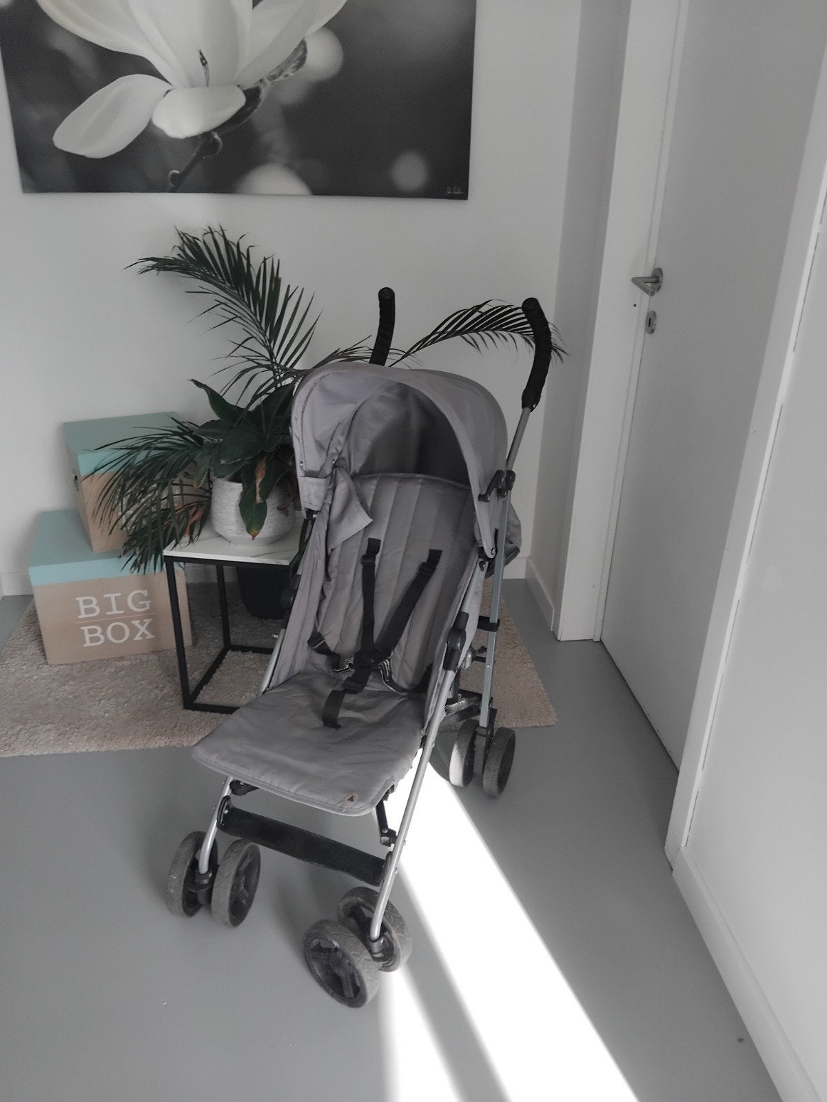 Praktische & Lichtgewicht Grijze Plooibuggy, Kinderen en Baby's, Ophalen, Zonnekap