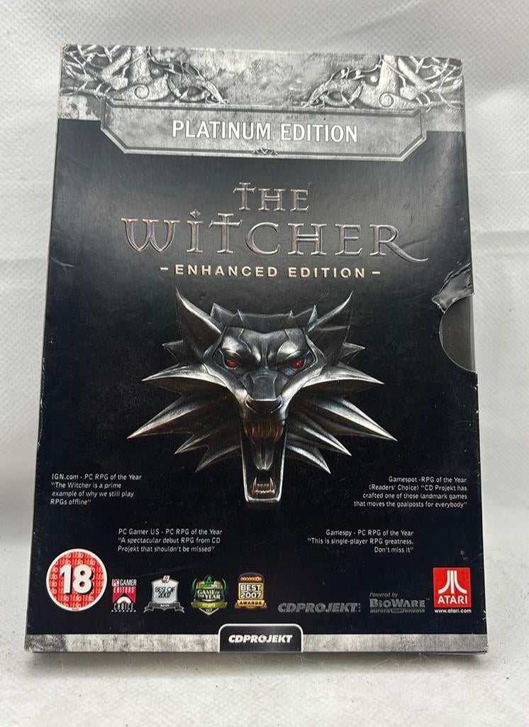 The Witcher Enhanced Edition Platinum PC Big Box Complete CD, Enlèvement ou Envoi, Utilisé