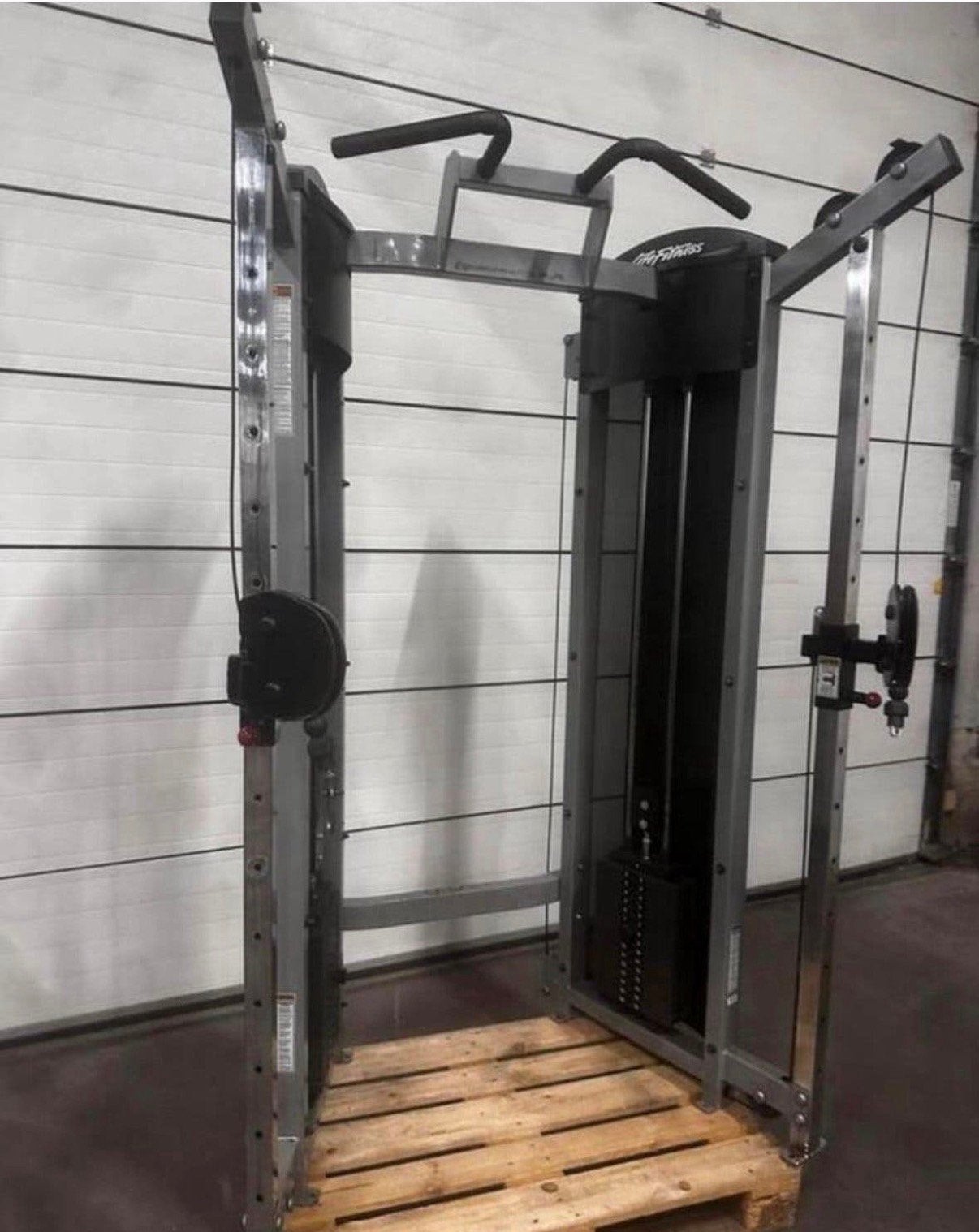 Life Fitness Dual Dap met Optrek Mogelijkheden, Sport en Fitness, Ophalen, Gebruikt, Armen, Krachtstation