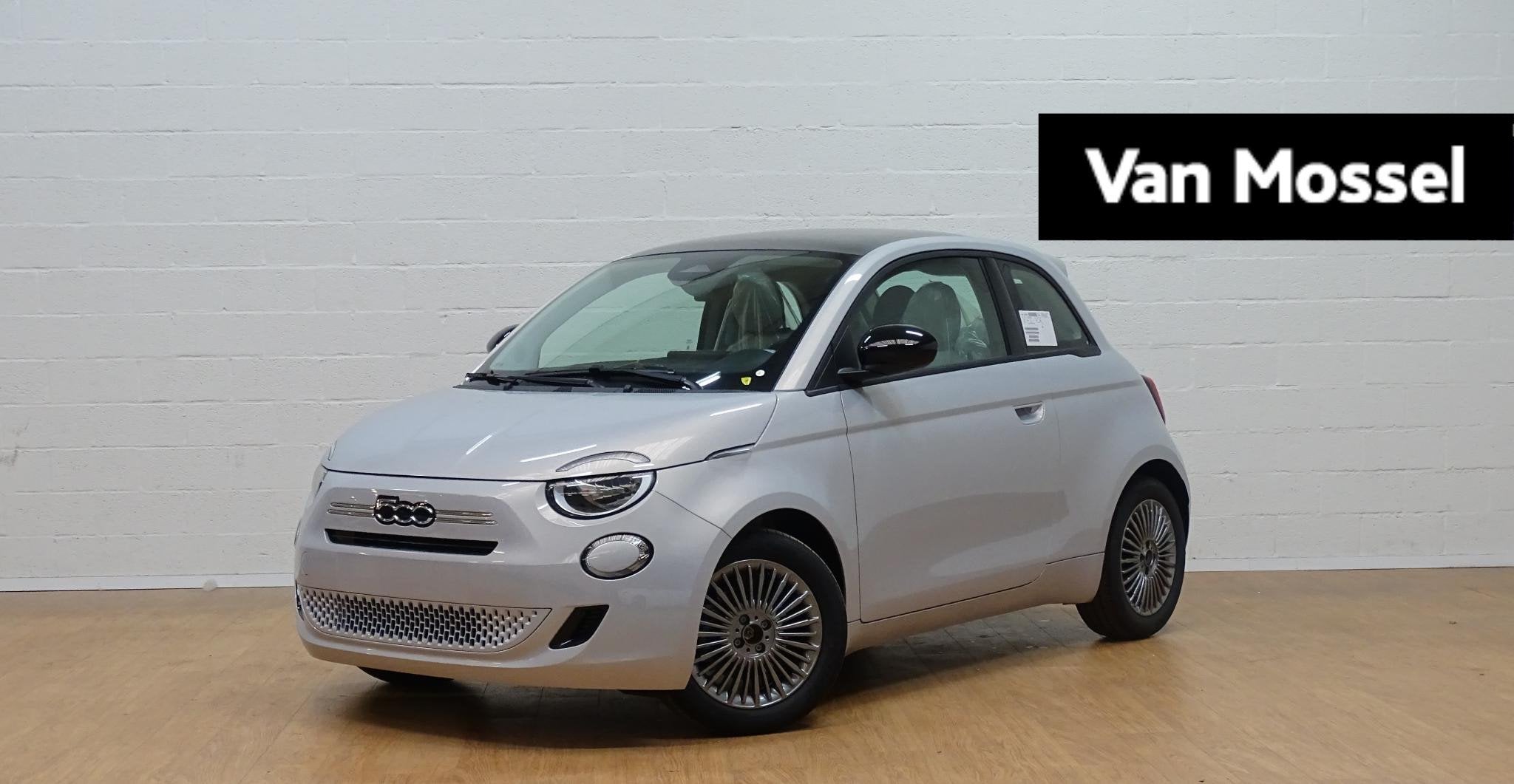 Fiat 500 1.0 Hybrid ICON +comfort pack+pano dak, Autos, Fiat, Argent ou Gris, Entreprise, Boîte manuelle, 48 kW