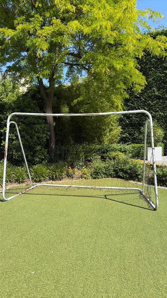 Aluminium voetbalgoal 450x180x220 cm, Ophalen, Zo goed als nieuw