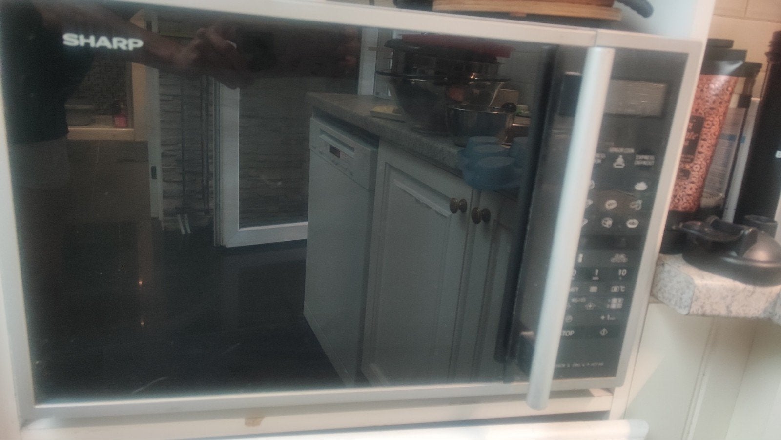 Combi,microgolfoven,oven.Sharp.Niet ingebouwd., Ophalen, Oven, Microgolfoven