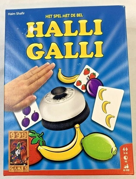 Jeu de cartes 999 Games Halli Galli avec jeu Bell Party, Hobby & Loisirs créatifs, 1 ou 2 joueurs, Envoi, Comme neuf, 999 games