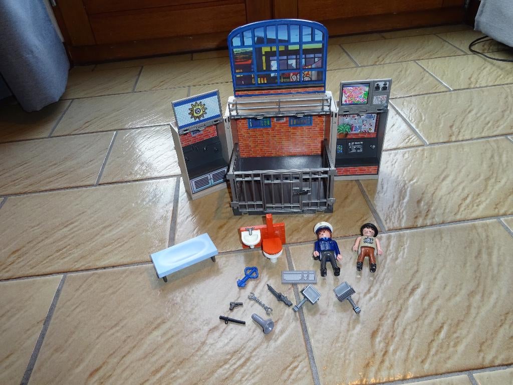 Poste de police à emporter Playmobil, Enlèvement ou Envoi, Comme neuf