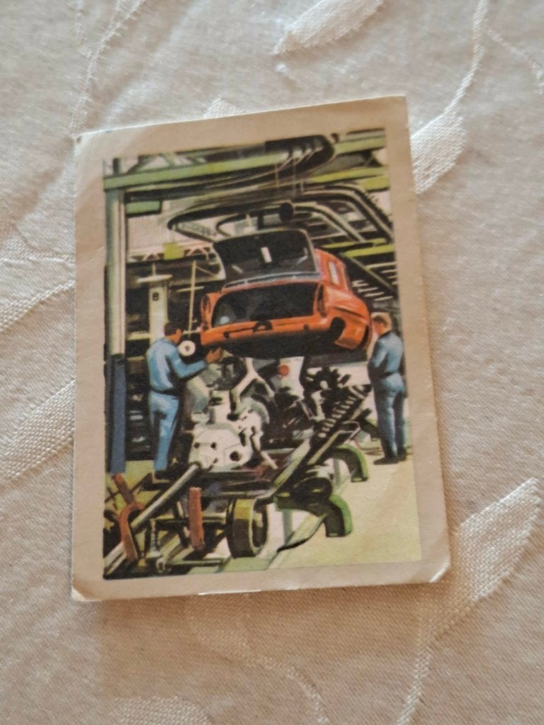 Prentje/Chromo : Carrosserie/Chocolade Jacques, Verzamelen, Ophalen of Verzenden, Gebruikt, Overige onderwerpen, Prent