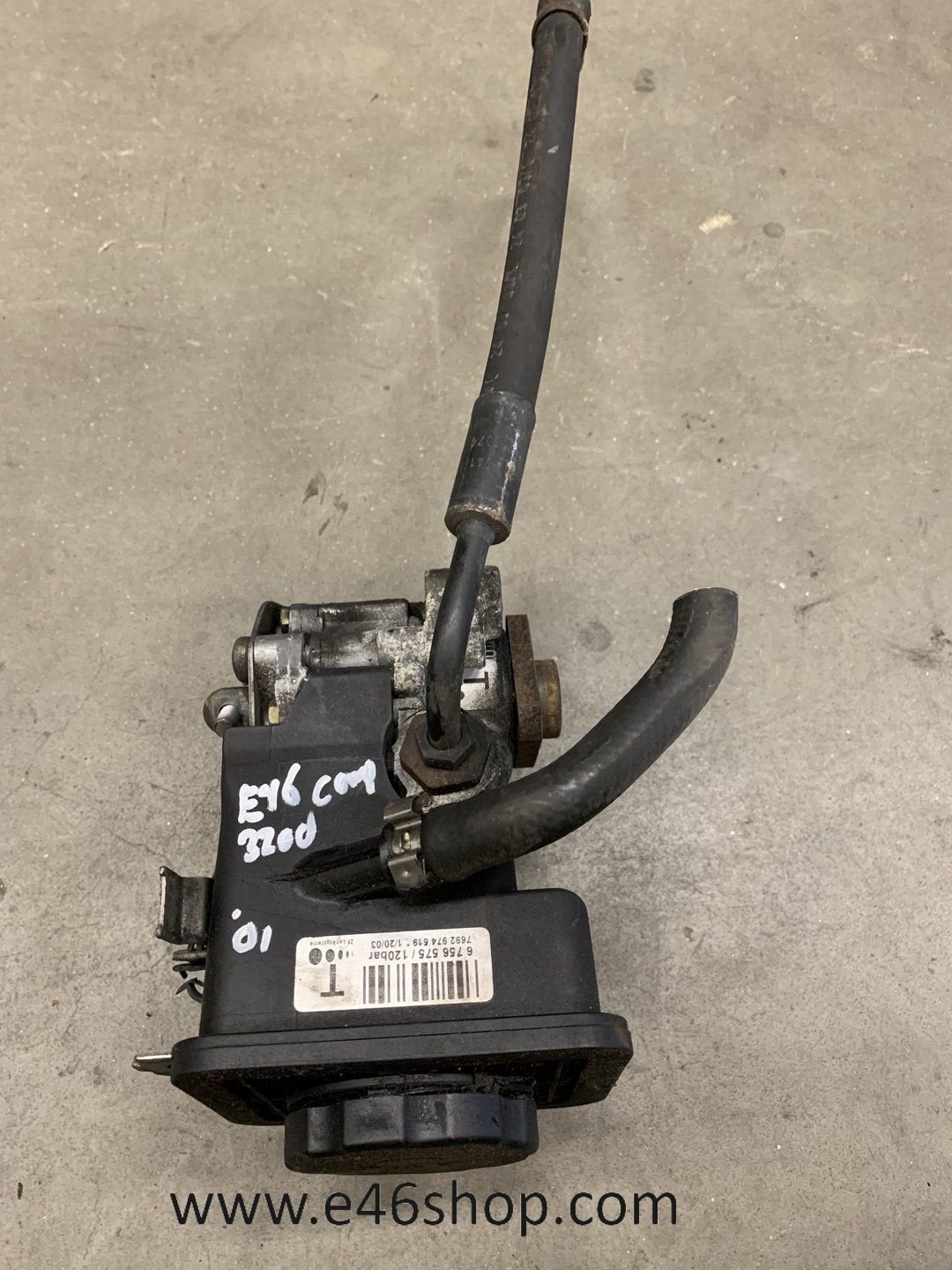 STUURPOMP BMW E46 320D OE 6756575 120 BAR, -, Utilisé, -, Enlèvement ou Envoi