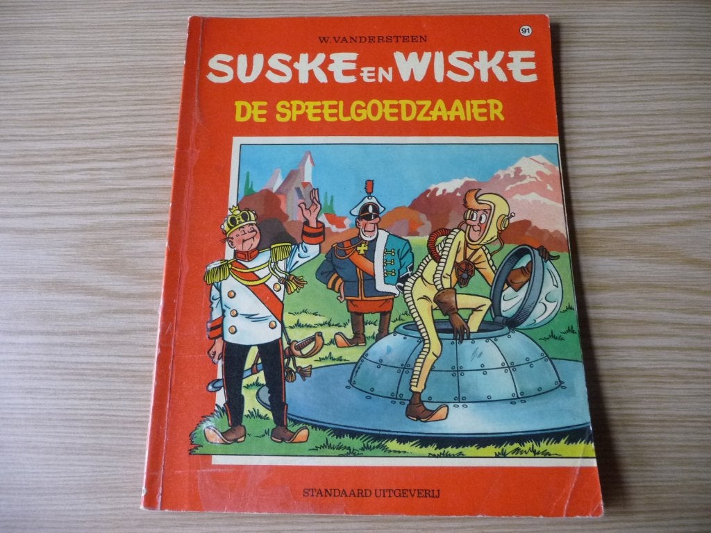 Suske & Wiske 91. De speelgoedzaaier 1971 €3, Boeken, Willy Vandersteen, Eén stripboek, Ophalen of Verzenden, Zo goed als nieuw