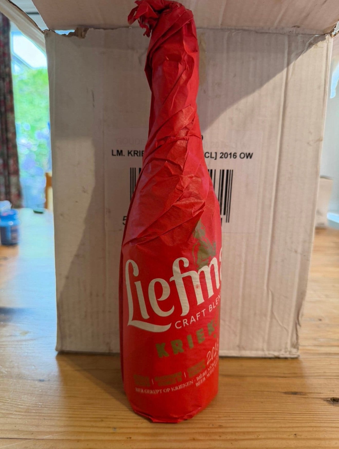 11x Liefmans Kriek-Brut 2016 – 75 cl – Originele doos, Verzamelen, Merken en Reclamevoorwerpen, Ophalen, Zo goed als nieuw