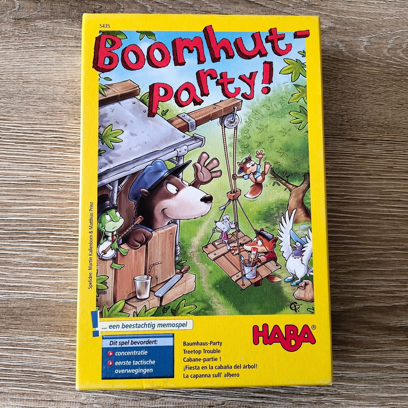 Boomhut party, Goud aan de Orinoco en Dier op dier, Ophalen, Zo goed als nieuw, Haba