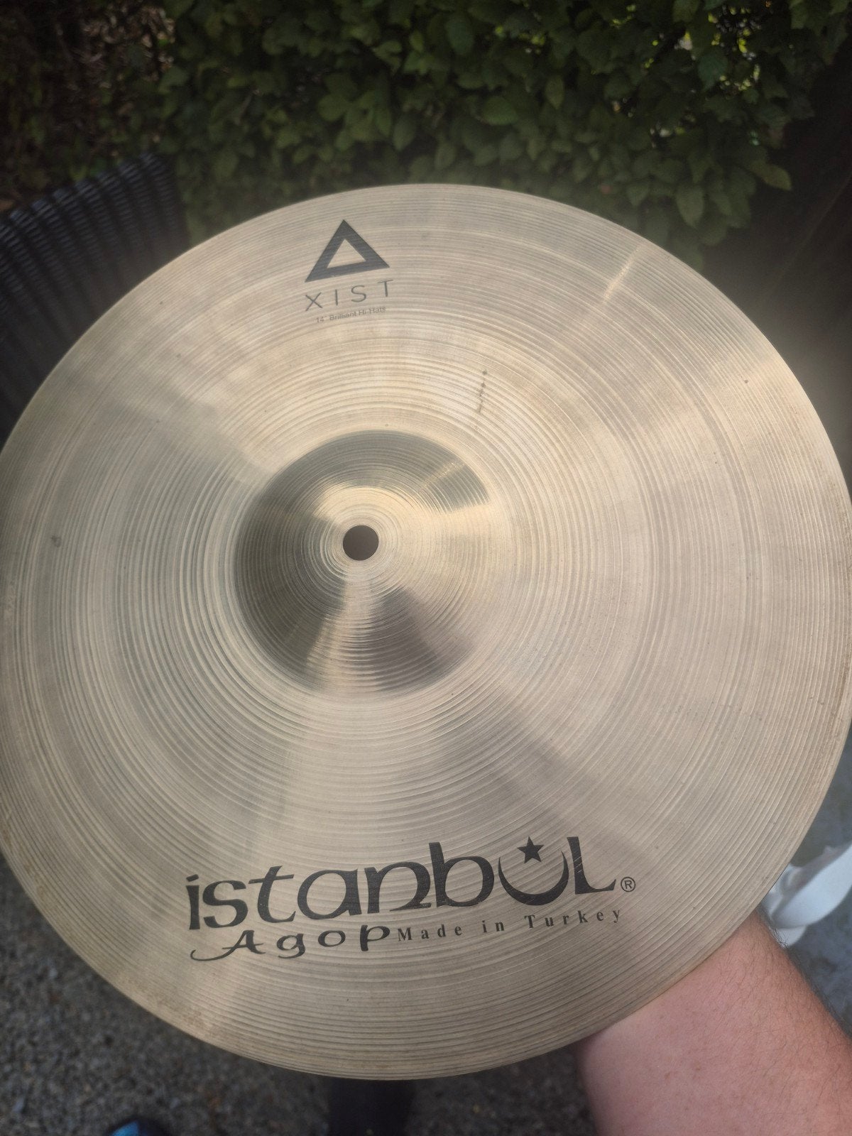 Istanbul Xist Brilliant Hi Hat 14" en parfait état, Enlèvement ou Envoi