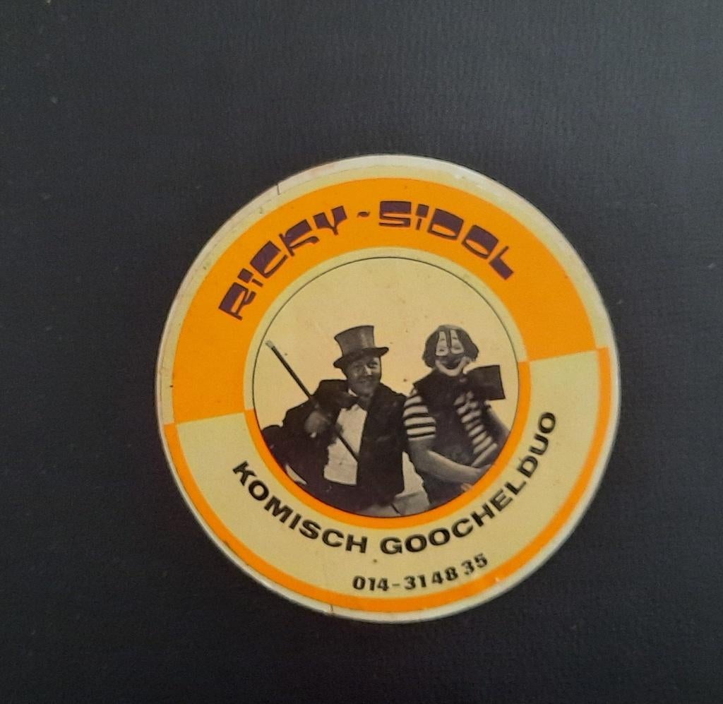 Sticker Ricky - Sidol Komisch Goochelduo, Envoi, Utilisé