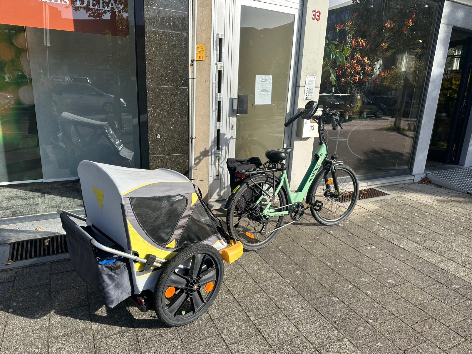 Een elektrische fiets te koop, 55 tot 59 cm, Ophalen, Zo goed als nieuw, 50 km per accu of meer