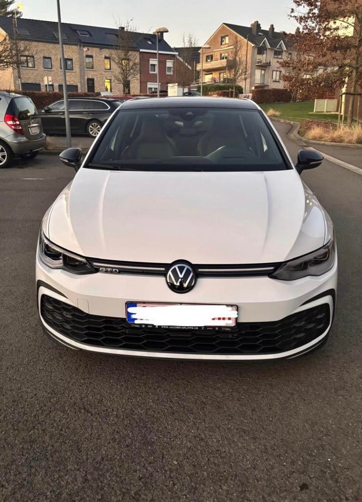 Golf 8 Gtd 147kw 2024 full option, Auto's, Automaat, Stof, Wit, 147 kW