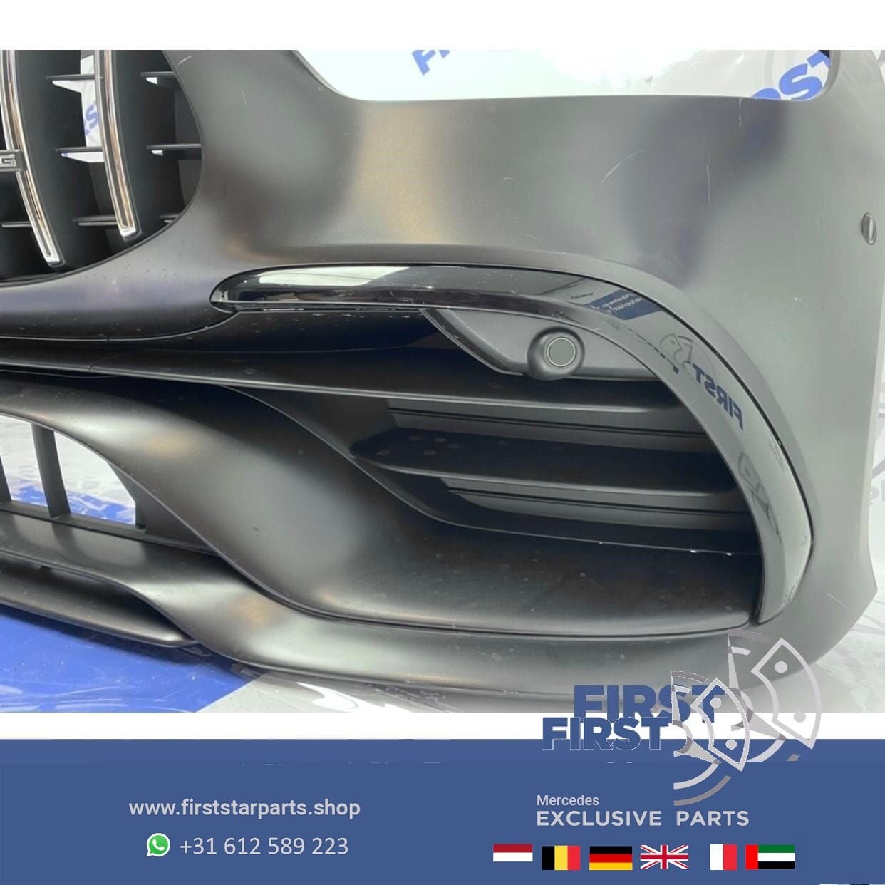 X290 W290 GT GTS 43 AMG VOORBUMPER GRIJS COMPLEET Mercedes O, Autos : Pièces & Accessoires, Utilisé, -, Avant, -