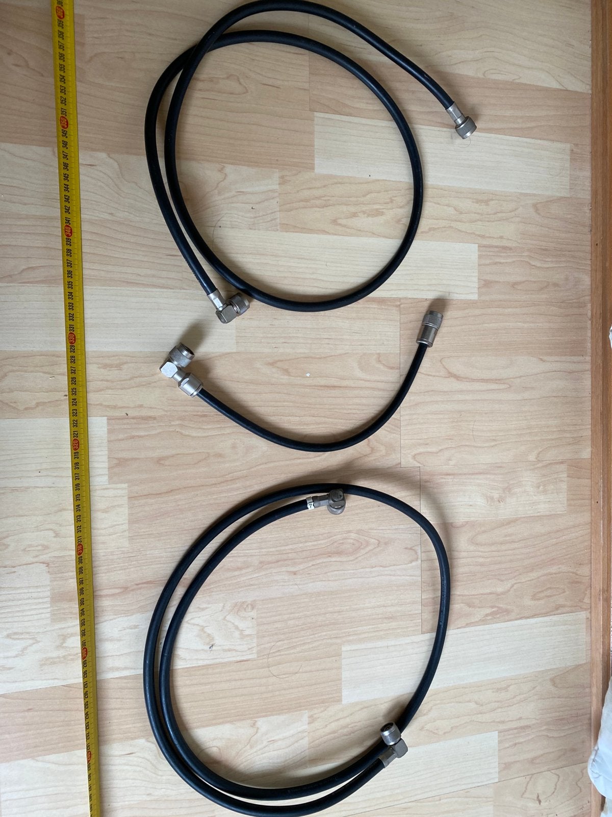 Tussen kabels ,RG 214 met UHF pluggen, Télécoms, Enlèvement, Utilisé
