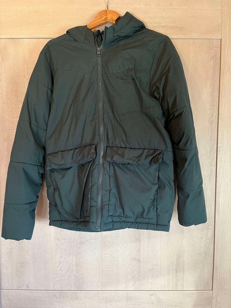 winterjas met kap groen jack jones 176, Gebruikt, Ophalen of Verzenden, Jas, Jongen